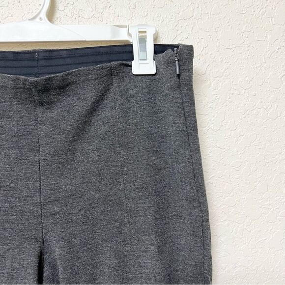 Athleta Sienna Side Zip High Rise Flare Leg Knit Pant Gray Size 6 - Picture 2 of 7